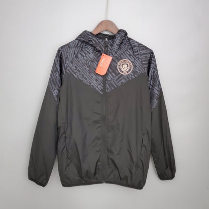 21-22 Windbreaker Manchester City Black S-XXL