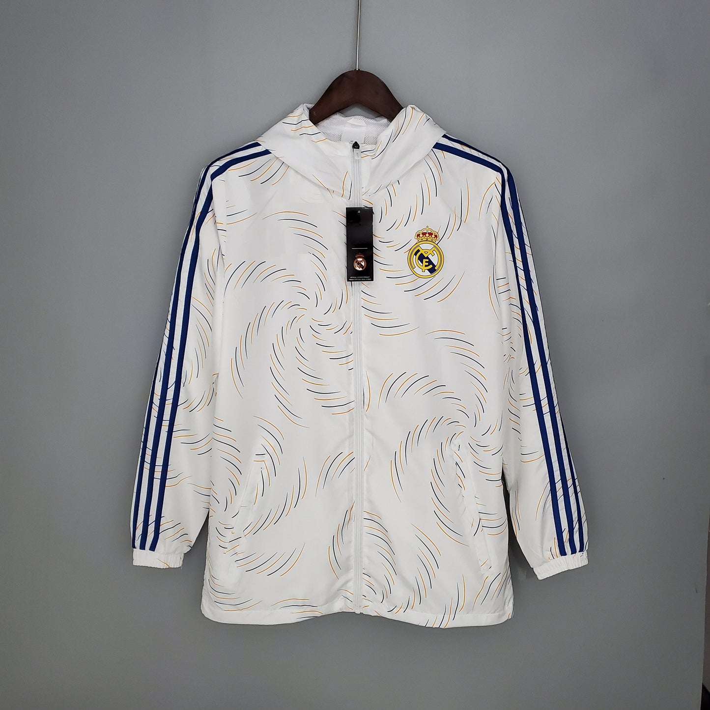 2021-22 Real Madrid White Windbreaker